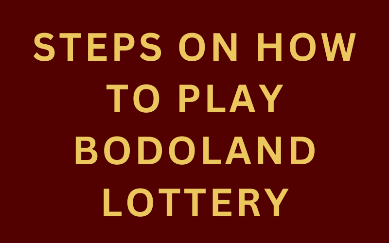 steps on how to play bodoland lottery