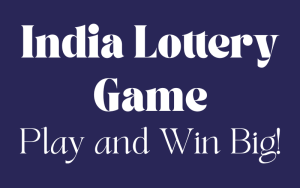 india lottery game