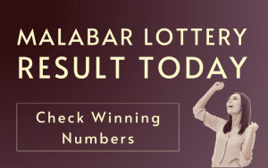 malabar lottery result today